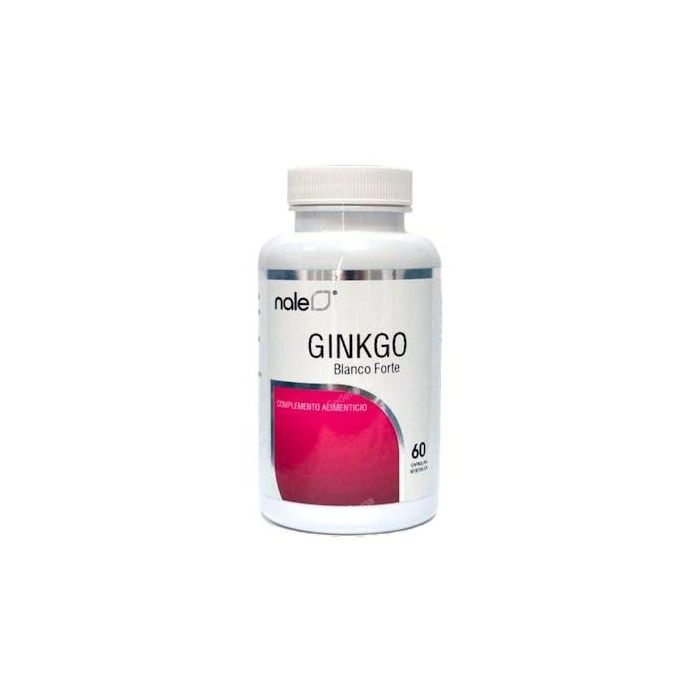 NALE Ginkgo Biloba y Espino Blanco 60 Cápsulas. Mejora Memoria, Concentración y Flujo Sanguíneo. Protector Cardíaco