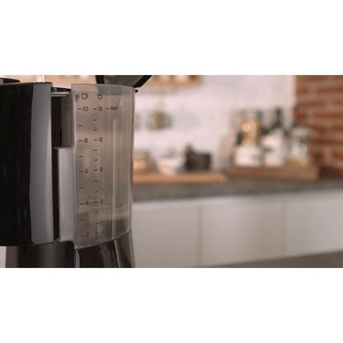 Cafetera de filtro - MELITTA - Enjoy II 1017-02 - 1000 W - 10/15 tazas - Negra 1 Cafetera de filtro - MELITTA - Enjoy II 1017-02 - 1000 W - 10/15 tazas - Negra 1
