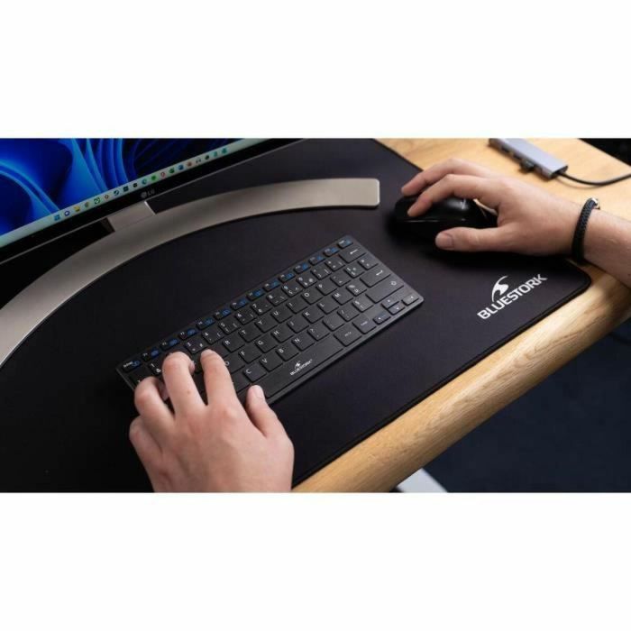Bluestork PACKMINIFR Teclado y Mouse Inalámbrico Ultra Compacto Negro 2