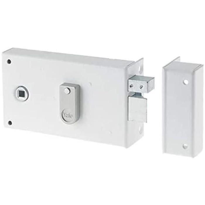 Yale YAH37D YAL6923923487571 Cerradura Horizontal de Superficie con Rodillo Blanco 2 Llaves Incluidas Versión Derecha 1 Yale YAH37D YAL6923923487571 Cerradura Horizontal de Superficie con Rodillo Blanco 2 Llaves Incluidas Versión Derecha 1
