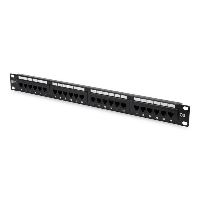 Digitus Panel de Parcheo CAT 6, 1U, Blindado RJ45 8P8C, Rendimiento Clase E hasta 250 MHz, Certificado UL, Carcasa de Acero 0 Digitus Panel de Parcheo CAT 6, 1U, Blindado RJ45 8P8C, Rendimiento Clase E hasta 250 MHz, Certificado UL, Carcasa de Acero 0