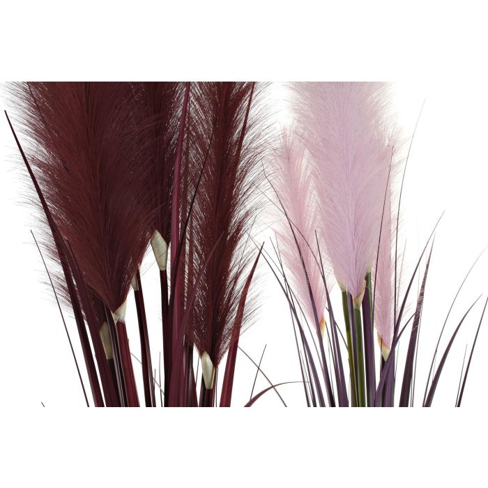 DKD Home Decor Planta Burdeos Rosa Palo 12 x 106 x 12 cm (2 Unidades) 1