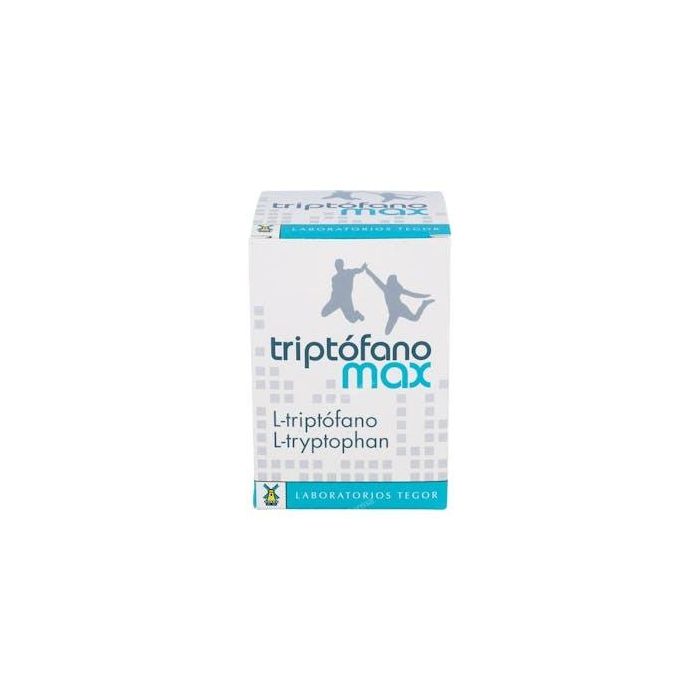 TEGOR Triptófano Max con Vitamina B6, Suplemento Aminoácido Esencial, Sabor Naranja, 14 Sobres