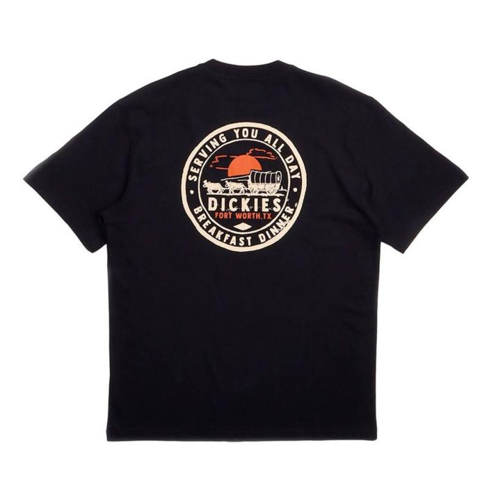 Camiseta de Manga Corta Hombre Dickies Greensburg Negro 3