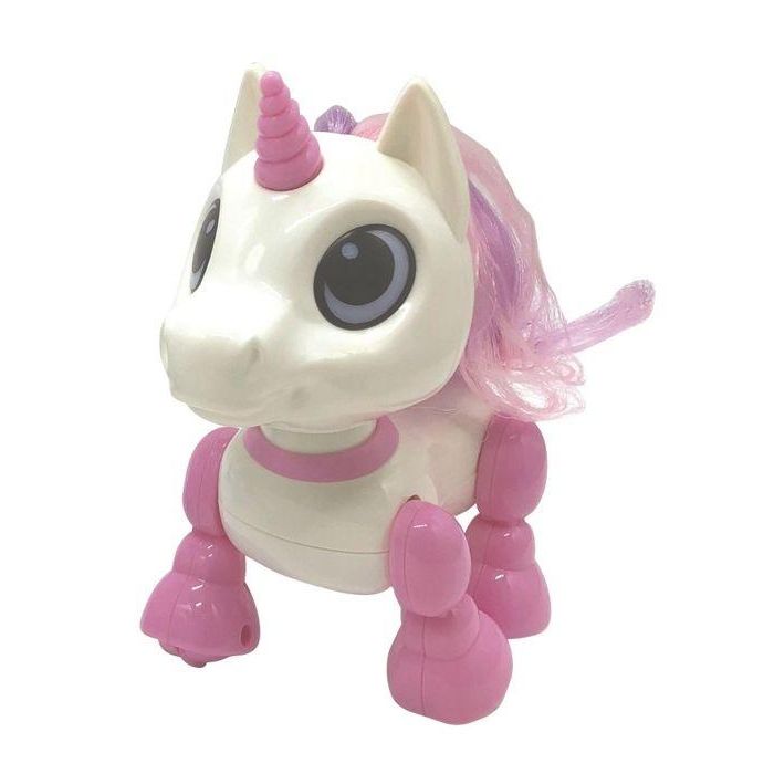 Power Unicorn Mini - Robot unicornio con efectos de luz y sonido, control de clic manual, repetición 1 Power Unicorn Mini - Robot unicornio con efectos de luz y sonido, control de clic manual, repetición 1