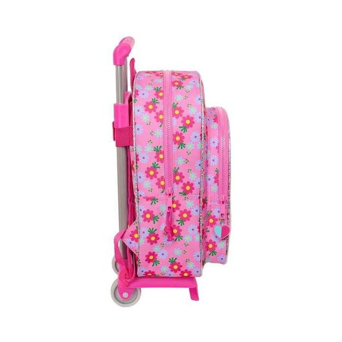 Mochila Escolar con Ruedas Trolls Rosa 26 x 34 x 11 cm 2 Mochila Escolar con Ruedas Trolls Rosa 26 x 34 x 11 cm 2