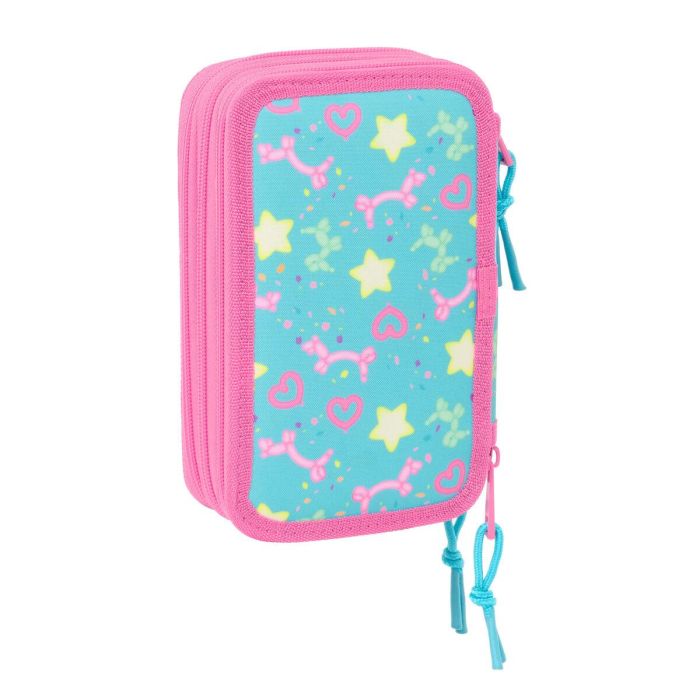 Plumier Triple Gabby's Dollhouse Confetti Rosa Turquesa 12,5 x 19,5 x 5,5 cm 37 Piezas 4 Plumier Triple Gabby's Dollhouse Confetti Rosa Turquesa 12,5 x 19,5 x 5,5 cm 37 Piezas 4