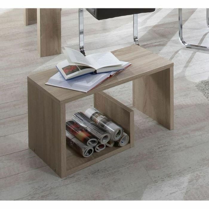 FMD FMD6320012 Mesa de Centro Roble 59x38x36 cm Fabricada en Alemania 4
