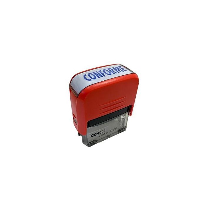 Colop Sello Printer C20 Formula " Conforme " Almohadilla E-20 14x38 mm Rojo Colop Sello Printer C20 Formula " Conforme " Almohadilla E-20 14x38 mm Rojo