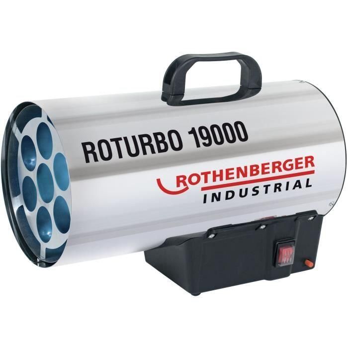 Generador de aire caliente ROTHENBERGER - Roturbo 19000 - Plateado Generador de aire caliente ROTHENBERGER - Roturbo 19000 - Plateado