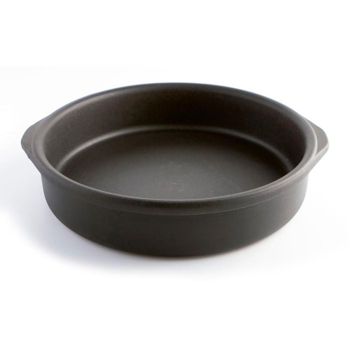 Quid Cazuela de Barro Barro Lux 22 cm Negra con Asas Apta Vitrocerámica, Gas y Eléctrica - Lote de 12 Unidades Fabricada en España 1 Quid Cazuela de Barro Barro Lux 22 cm Negra con Asas Apta Vitrocerámica, Gas y Eléctrica - Lote de 12 Unidades Fabricada en España 1