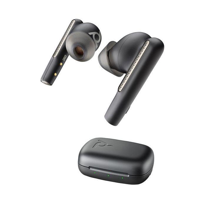 Poly BT700 Voyager Free 60 UC Auriculares In-ear Inalámbricos ANC Carbon Black con Adaptador USB-A y Estuche de Carga Básico 10