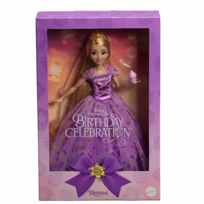 PRINCESAS DISNEY Rapunzel Fiesta de Cumpleaños-Muñeca inspirada en la película - HYC38 5