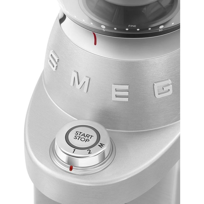 Smeg Molinillo de Café 50's Style Acero Inoxidable CGF02SSEU 9 Smeg Molinillo de Café 50's Style Acero Inoxidable CGF02SSEU 9