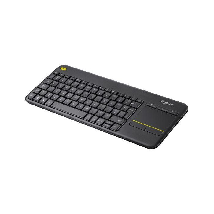 Logitech K400 Plus Teclado Inalámbrico Táctil para Smart TV y PC con Touchpad, Alcance 10m y Batería 18 Meses 0 Logitech K400 Plus Teclado Inalámbrico Táctil para Smart TV y PC con Touchpad, Alcance 10m y Batería 18 Meses 0