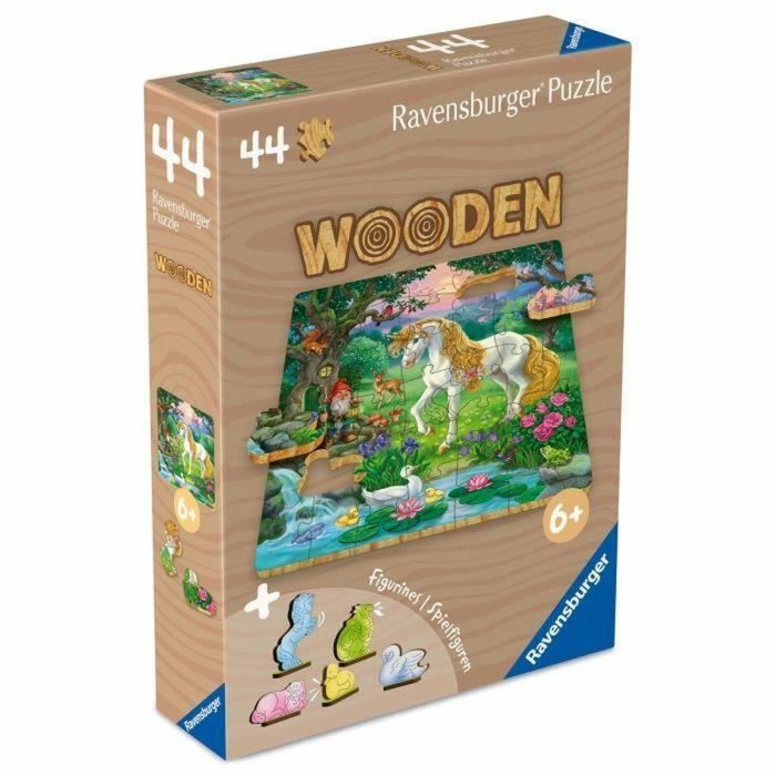 Ravensburger RAV12004085 Rompecabezas de Madera de 44 Piezas Unicornios 1 Ravensburger RAV12004085 Rompecabezas de Madera de 44 Piezas Unicornios 1