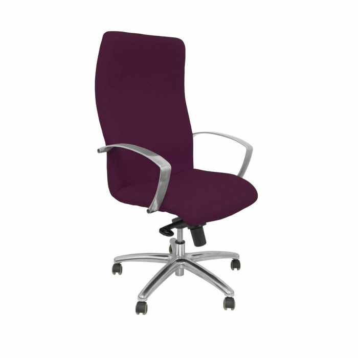 Piqueras y Crespo Sillón de Dirección Caudete Giratorio Basculante Regulable con Brazos Fijos, Tejido Bali Morado Piqueras y Crespo Sillón de Dirección Caudete Giratorio Basculante Regulable con Brazos Fijos, Tejido Bali Morado