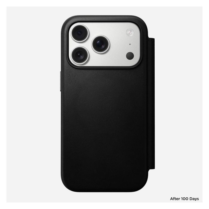 Nomad Modern Leather Folio para iPhone 17 Pro - Funda tipo libro con MagSafe, 3 bolsillos para tarjetas, Negro 4 Nomad Modern Leather Folio para iPhone 17 Pro - Funda tipo libro con MagSafe, 3 bolsillos para tarjetas, Negro 4