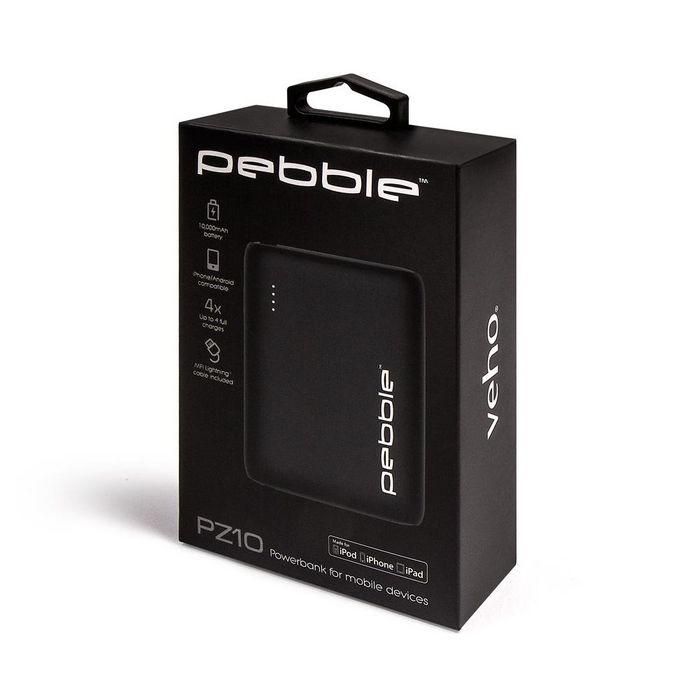 Veho Pebble PZ-10 Power Bank 10000mAh Doble Puerto USB-C PD y USB-A Carga Rápida para Móviles, Tablets y Notebooks 6