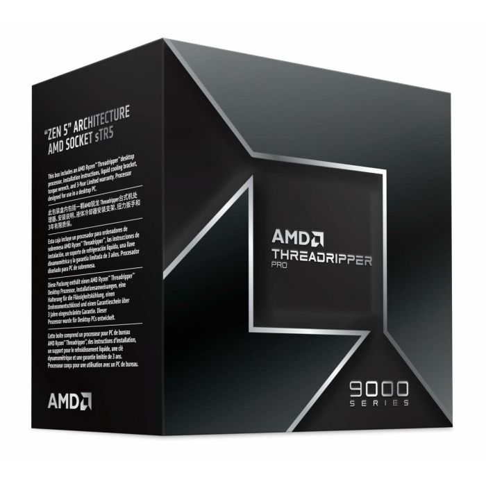 AMD Ryzen Threadripper PRO 9975WX Procesador 32 Núcleos 64 Hilos 4 GHz (hasta 5.4 GHz) Socket sTR5 para Workstation 3
