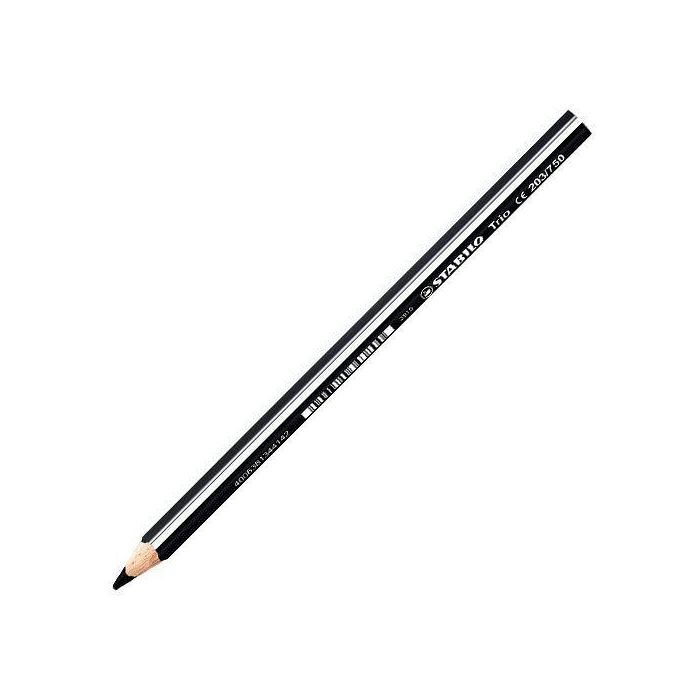 Stabilo Lápiz De Color Trio Grueso Negro Caja 12 Ud Stabilo Lápiz De Color Trio Grueso Negro Caja 12 Ud