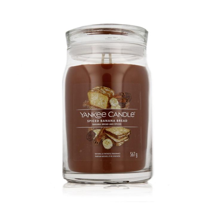 Vela Perfumada Yankee Candle Signature Large Jar Spiced Banana Bread 567 g