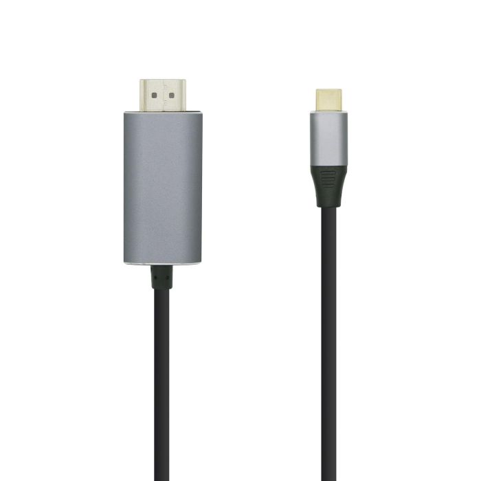 Cable USB-C a HDMI Aisens A109-0393 Negro 1,8 m 4K Ultra HD