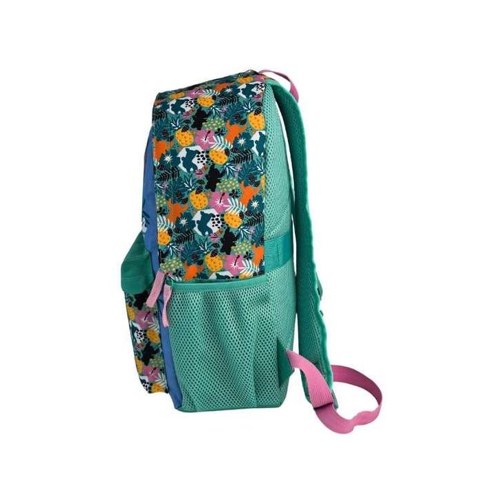 Stitch tropical mochila americano adaptable a carro, espaldera acolchada. con accesorio pom-pom.37 x 27 x 17 cm. 3 Stitch tropical mochila americano adaptable a carro, espaldera acolchada. con accesorio pom-pom.37 x 27 x 17 cm. 3