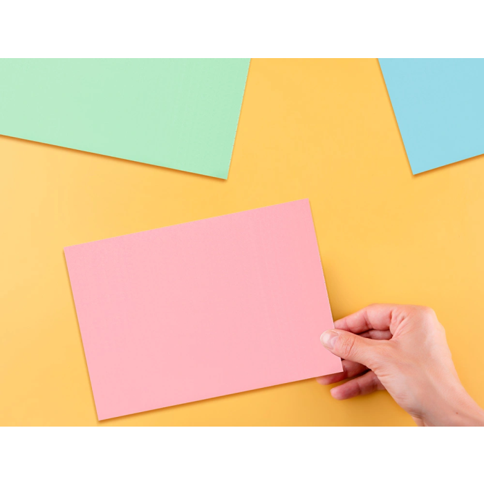 Liderpapel Tarjetas de Estudio Lisas Color Pastel 170gr 100x150mm Paquete 200 Unidades 8