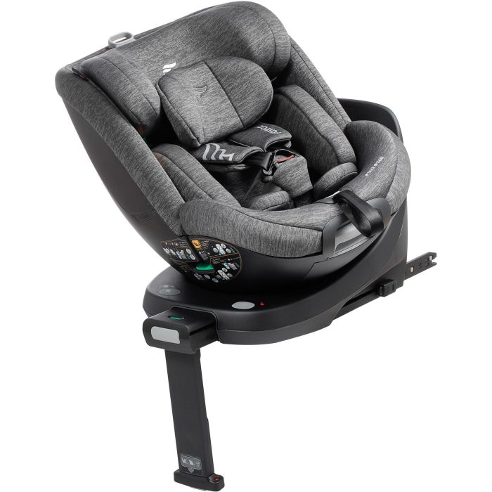 Silla de coche - BABYAUTO - Magna Plus - Grupo 0/1/2/3 - I-Size - 40/125 cm - Isofix - Giratoria 360° - Reclinable - Gris 1