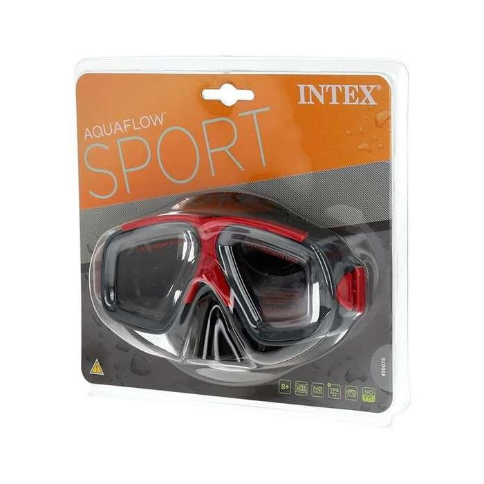Intex Gafa de Buceo Tipo Máscara de Silicona Surf Rider para Snorkel y Submarinismo, Niños a partir de 8 años, Modelos Surtidos 2