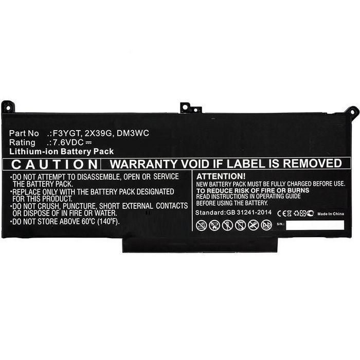 CoreParts Laptop Battery for Dell 44.08Wh 4 cells Li-Po 7.6V 5800mAh Black, Dell Latitude 12 7000, Latitude 12 7290, Latitude 13 7000 7390, and many more CoreParts Laptop Battery for Dell 44.08Wh 4 cells Li-Po 7.6V 5800mAh Black, Dell Latitude 12 7000, Latitude 12 7290, Latitude 13 7000 7390, and many more