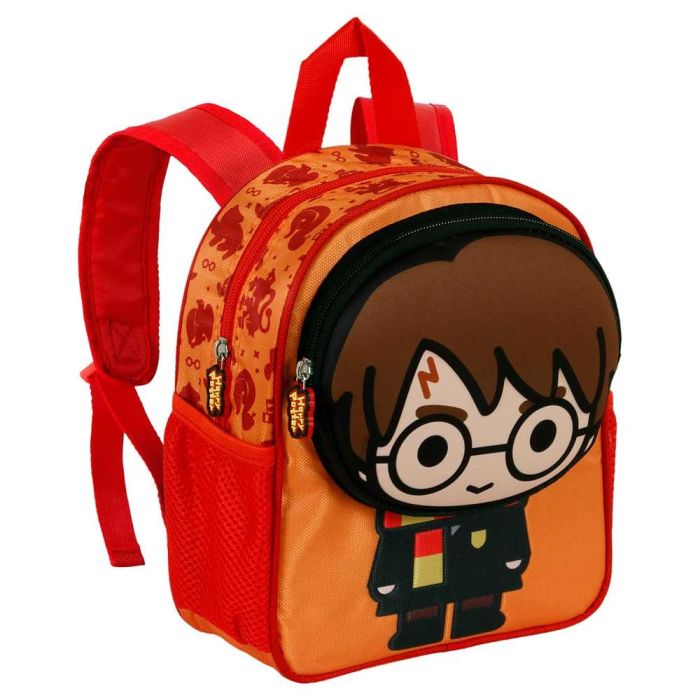 Mochila Pocket Bobblehead Harry Potter Naranja 2 Mochila Pocket Bobblehead Harry Potter Naranja 2