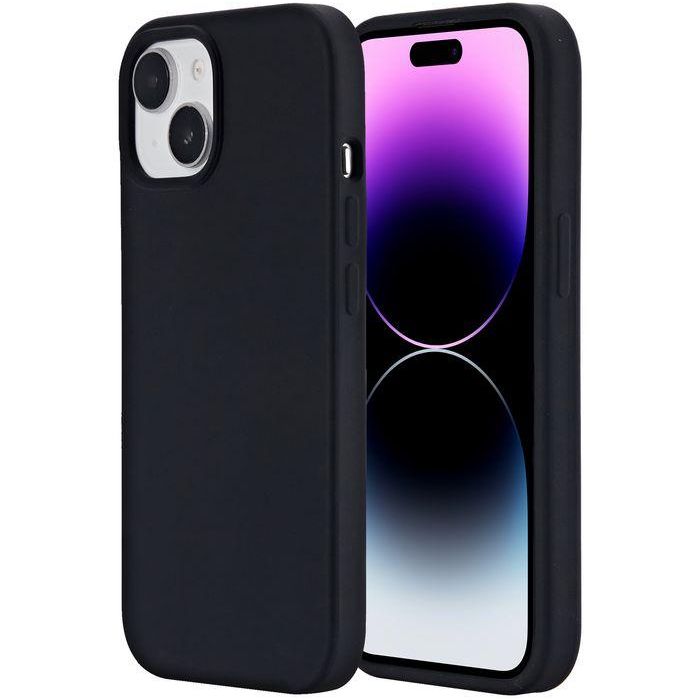 eSTUFF INFINITE RIGA Funda de silicona para iPhone 15 - Negra - 93% material reciclado - Protege de rasguños y caídas 6 eSTUFF INFINITE RIGA Funda de silicona para iPhone 15 - Negra - 93% material reciclado - Protege de rasguños y caídas 6