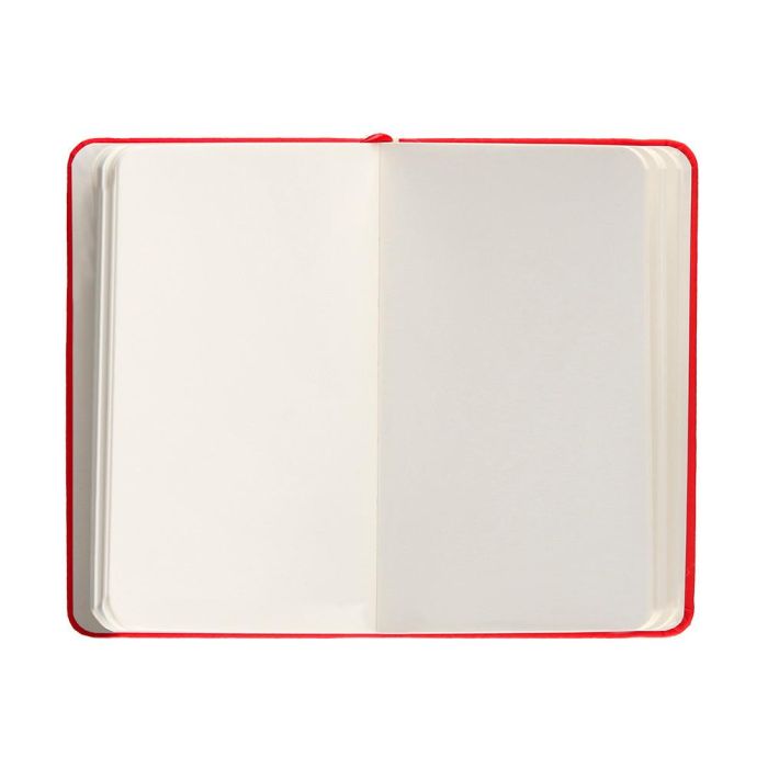 Cuaderno Con Gomilla Antartik Notes Tapa Dura A6 Hojas Lisas Rojo 100 Hojas 80 gr Fsc 7