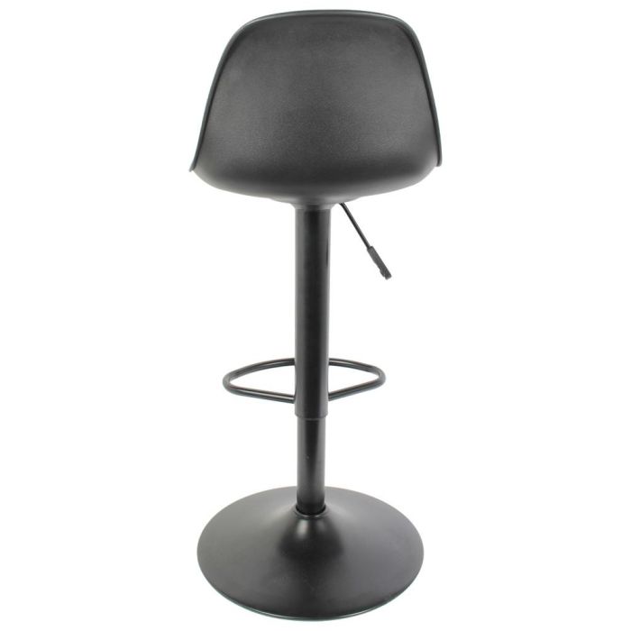 Home Deco Factory Taburete Bar Isak Negro Regulable en Altura 83-104 cm 3