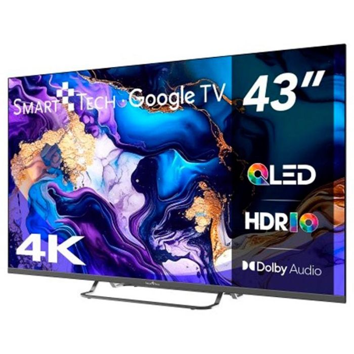 Smart Tech Televisor QLED 43QG02V 43 Pulgadas 4K UHD Smart TV Google TV 1