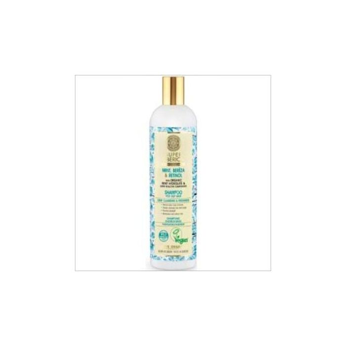 Natura Siberica Champú Cabello Graso con Menta Siberiana Orgánica 400ml
