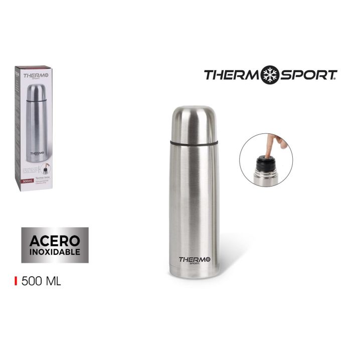Termo Inox 500 ml Thermosport - Acero inoxidable (6 Unidades) Termo Inox 500 ml Thermosport - Acero inoxidable (6 Unidades)