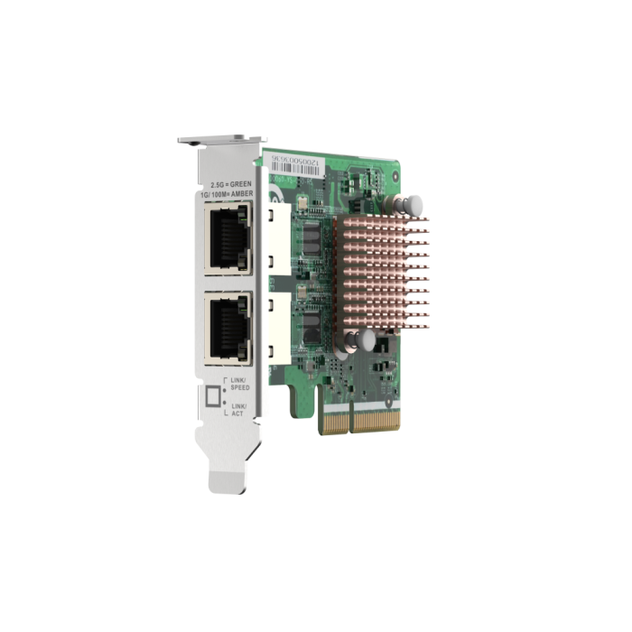 Qnap QXG-2G2T-I225 Tarjeta de Red PCIe Doble Puerto RJ45 2.5 GbE con Controlador Intel I225-LM para NAS/PC 1 Qnap QXG-2G2T-I225 Tarjeta de Red PCIe Doble Puerto RJ45 2.5 GbE con Controlador Intel I225-LM para NAS/PC 1
