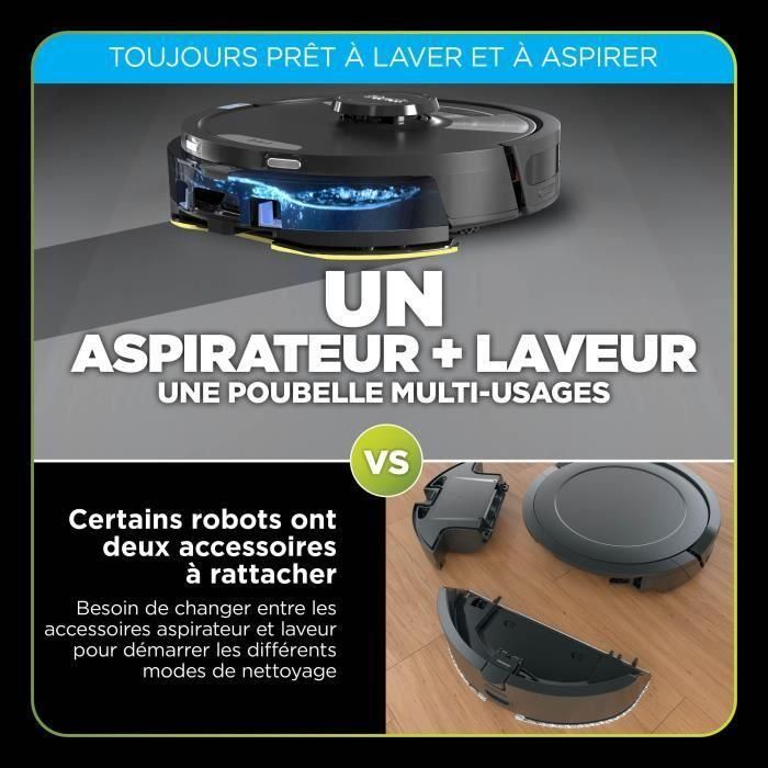 Shark Matrix Plus RV2620WAEU - Robot aspirador y fregador 2 en 1 con vaciado automático - Limpia esquinas y ángulos - Cobertura óptima 2 Shark Matrix Plus RV2620WAEU - Robot aspirador y fregador 2 en 1 con vaciado automático - Limpia esquinas y ángulos - Cobertura óptima 2