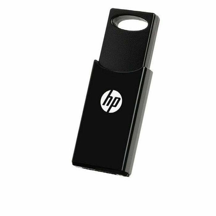 HP Unidad Flash USB 64 GB USB 2.0 Tipo A Negra Deslizable - Velocidad Lectura 14 MB/s, Escritura 4 MB/s