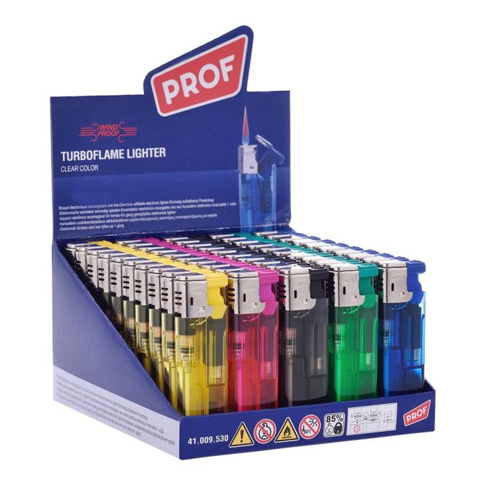 Benson Encendedor Transparente Llama Roja 8x2,5x1cm Colores Surtidos Recargable 2 Benson Encendedor Transparente Llama Roja 8x2,5x1cm Colores Surtidos Recargable 2