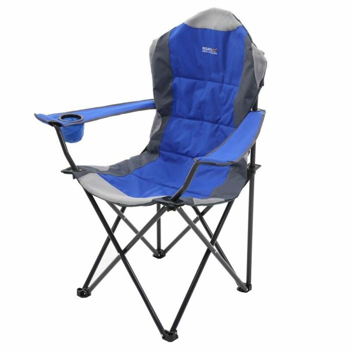 Silla de Camping Plegable Regatta Kruza Azul Silla de Camping Plegable Regatta Kruza Azul