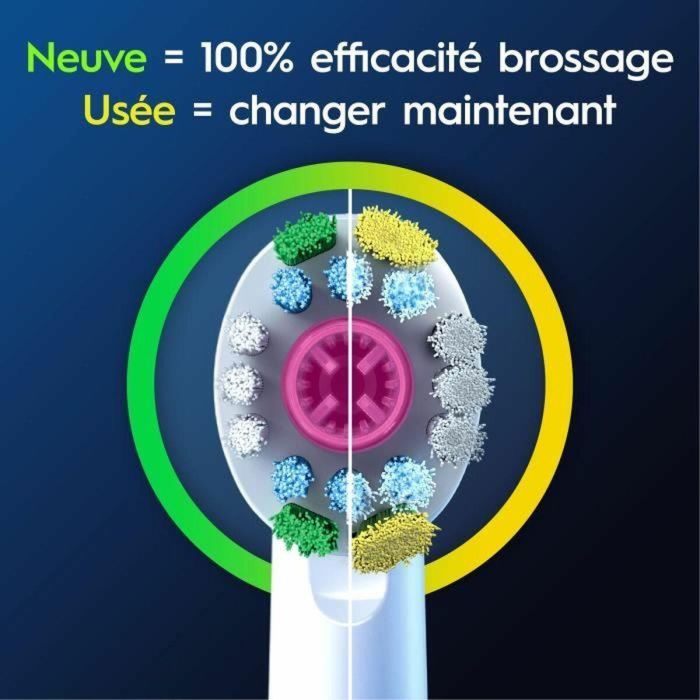 Cabezal de cepillo ORAL-B - 80731295 - para cepillo de dientes eléctrico 5 Cabezal de cepillo ORAL-B - 80731295 - para cepillo de dientes eléctrico 5