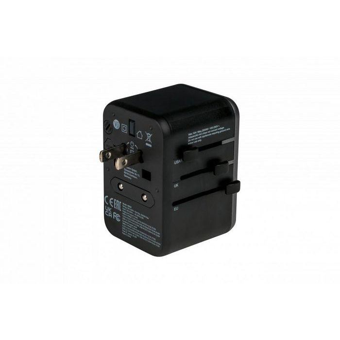 Verbatim Uta-04 Adaptador Universal De Viaje Con 1 Puerto Usb-C - 3 Puerto Usb-A - 1 Puerto Usb-C 14