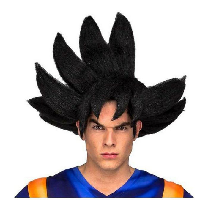Peluca goku adulto talla única Peluca goku adulto talla única