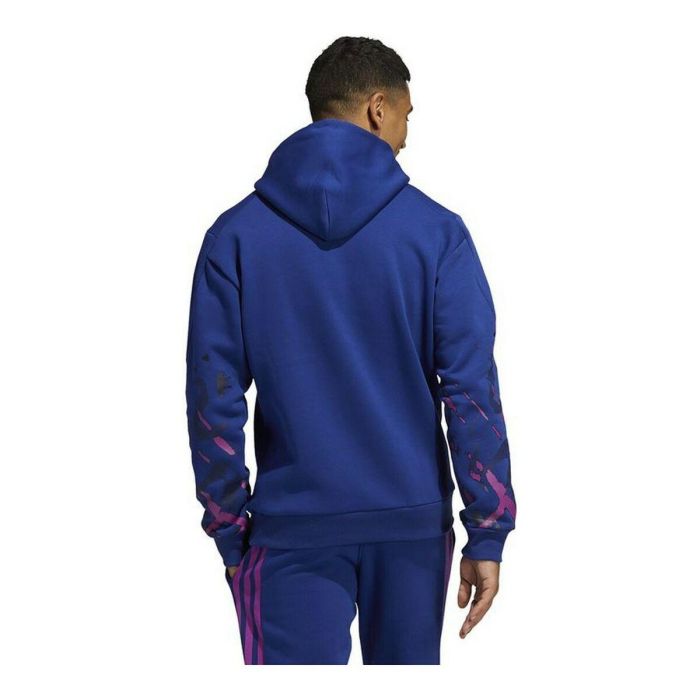 Sudadera con Capucha Hombre Adidas Reverse Retro Future Icons Azul 4
