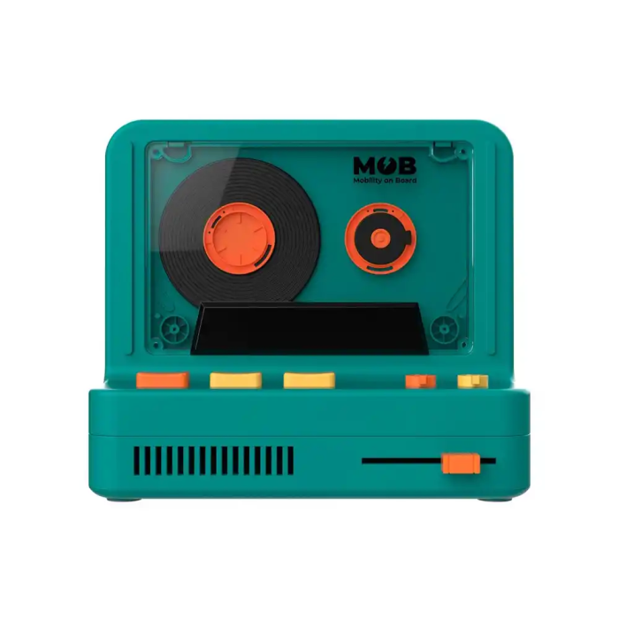 Wondee Altavoz Bluetooth Retro Blue 5W con Batería de 12 Horas y 3 Modos de Luz 1