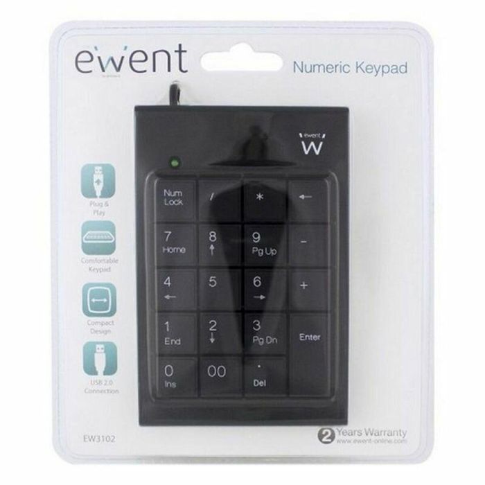 Teclado numérico Ewent EW3102 Negro 1